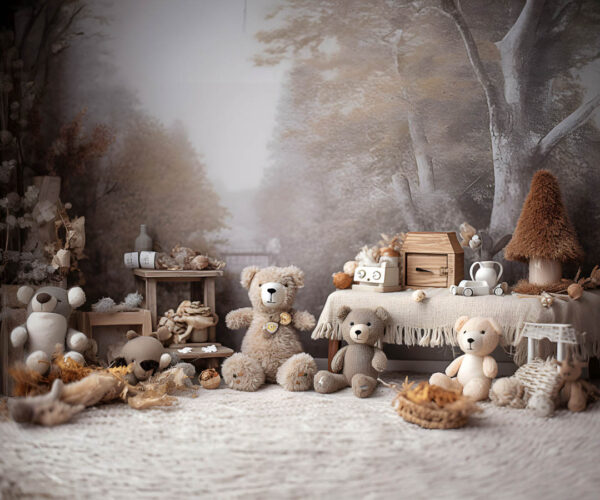 Teddy Bear Theme Backdrops for Kids-Photography