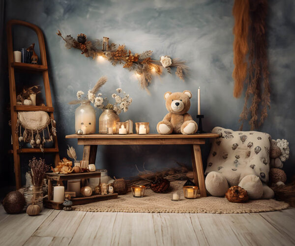 Teddy Bear Theme Backdrops for Kids-Photography