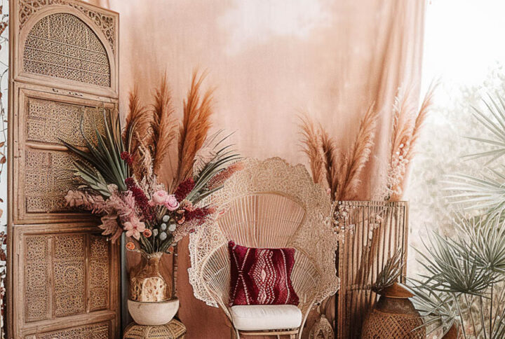 Boho Theme backdrop