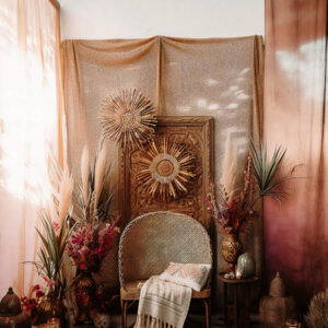 Boho Theme backdrop