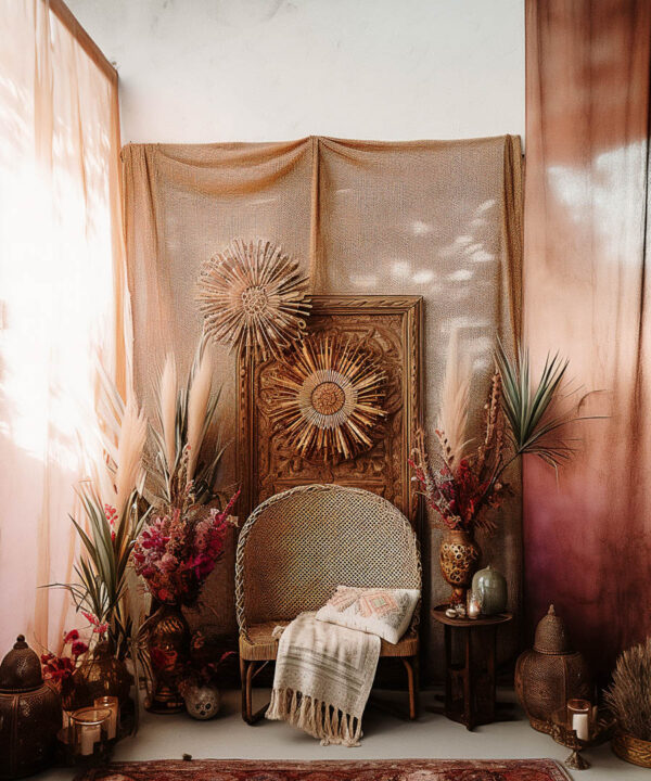 Boho Theme Backdrop for Maternity/Fashion