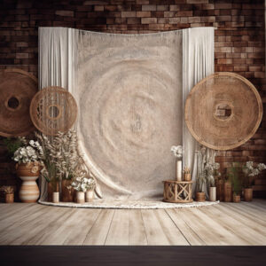 Rustic Boho Den Backdrops