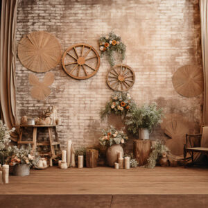 Rustic Boho Den Backdrops