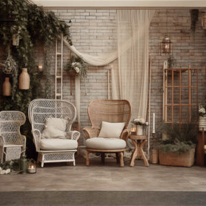 Rustic Boho Den Backdrops