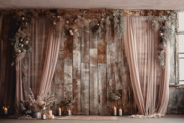 Rustic Boho Den Backdrops