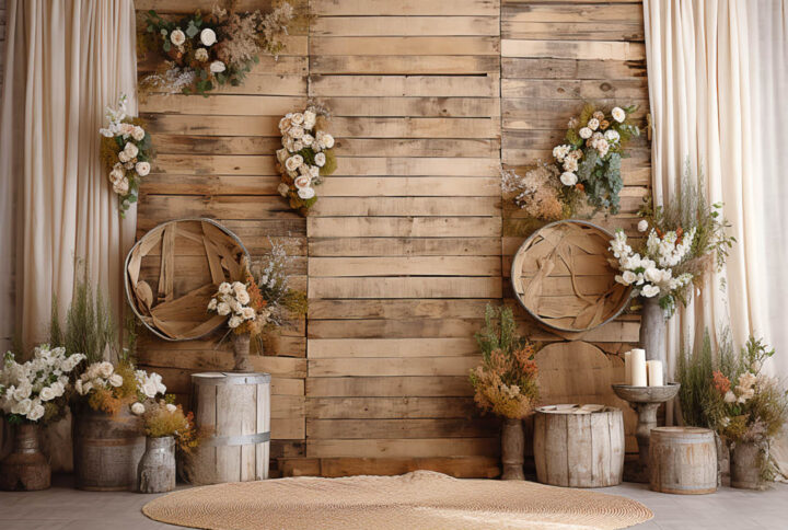 Rustic Boho Den Backdrops