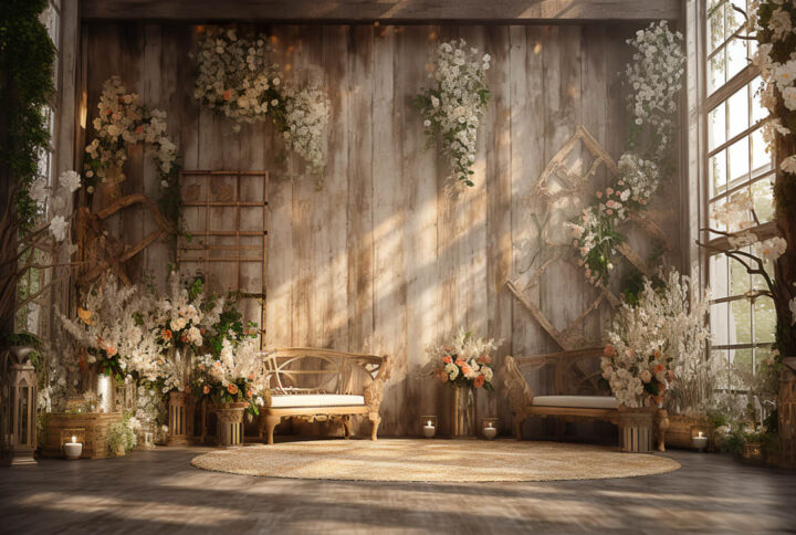 Rustic Boho Den Backdrops