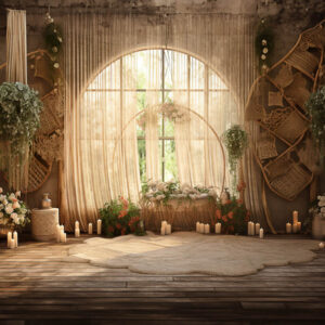 Rustic Boho Den Backdrops