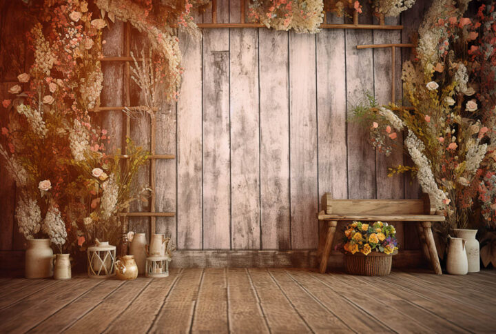 Rustic Boho Den Backdrops