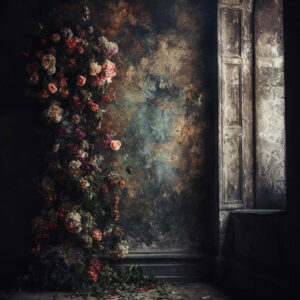 Moody Floral Backdrop