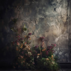 Moody Floral Backdrop