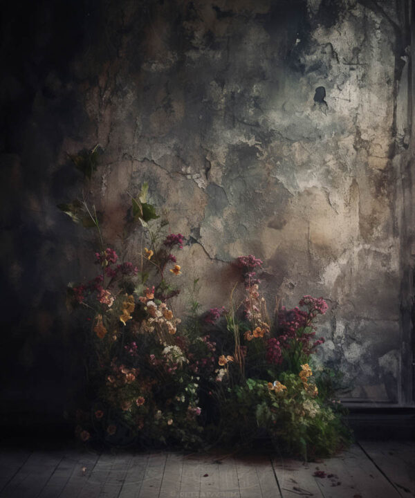 Moody Floral Backdrop for Maternity/Fashion