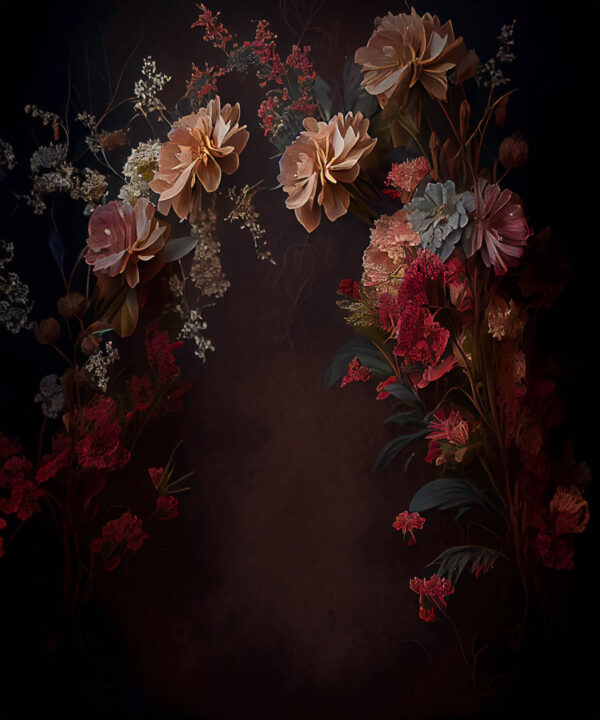 Moody Floral Backdrop for Maternity/Fashion