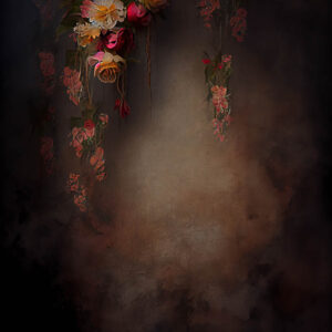 Moody Floral Backdrop