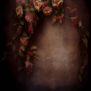 Moody Floral Backdrop