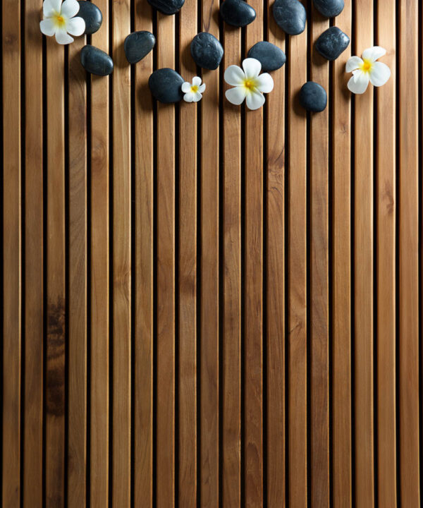 Wood and Pebble Backdrop