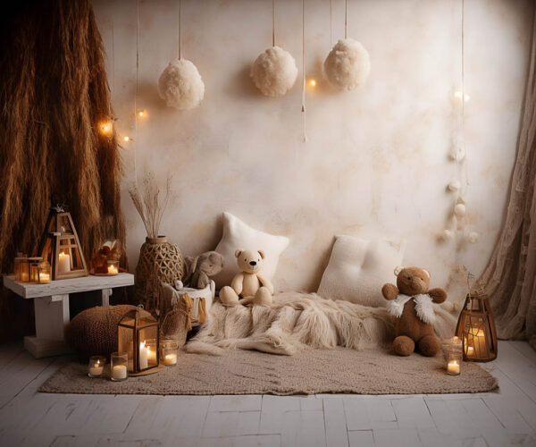 Teddy Bear Theme Backdrops for Kids-Photography