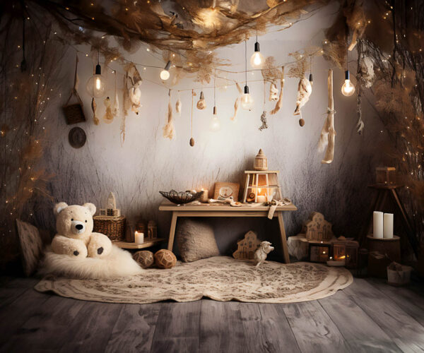 Teddy Bear Theme Backdrops for Kids-Photography