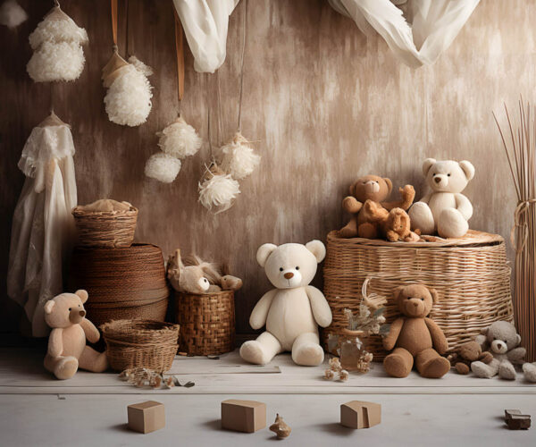 Teddy Bear Theme Backdrops for Kids-Photography