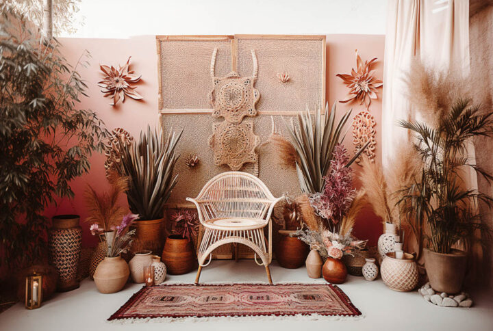 Boho Theme backdrop