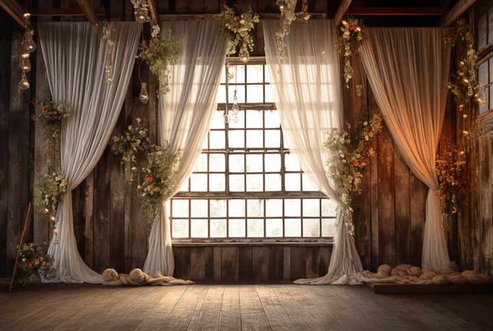 Rustic Boho Den Backdrops