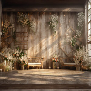 Rustic Boho Den Backdrops