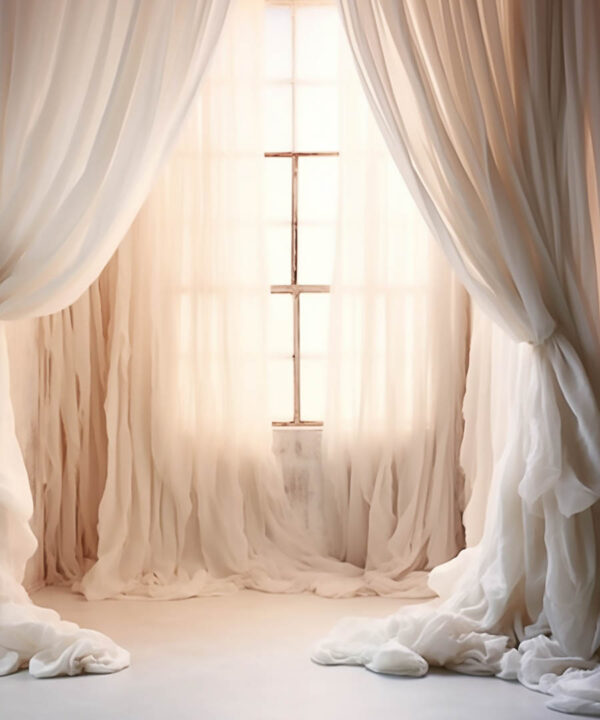 Vertical Curtains Backdrop for Maternity/Fashion