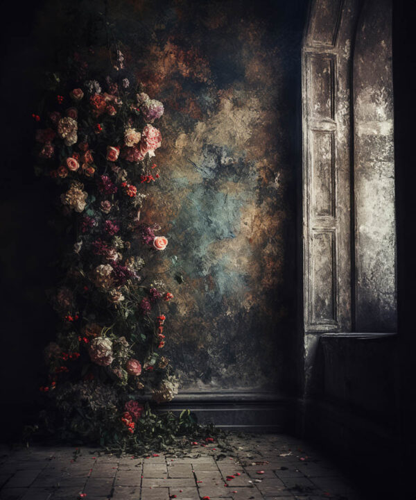 Moody Floral Backdrop for Maternity/Fashion