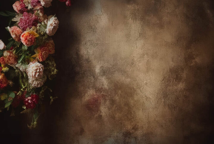 Moody Floral Backdrop