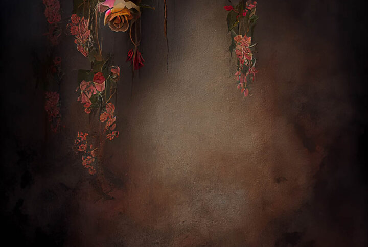 Moody Floral Backdrop