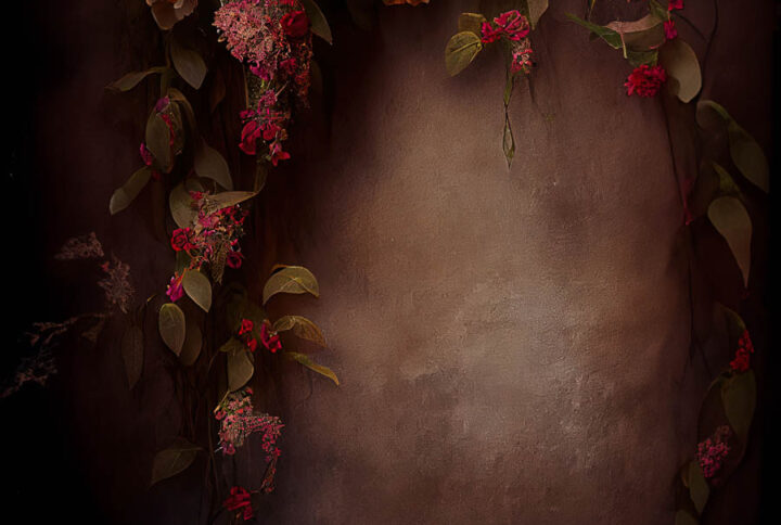 Moody Floral Backdrop