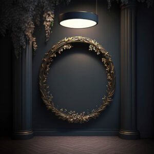 3D Floral Ring Backdrop