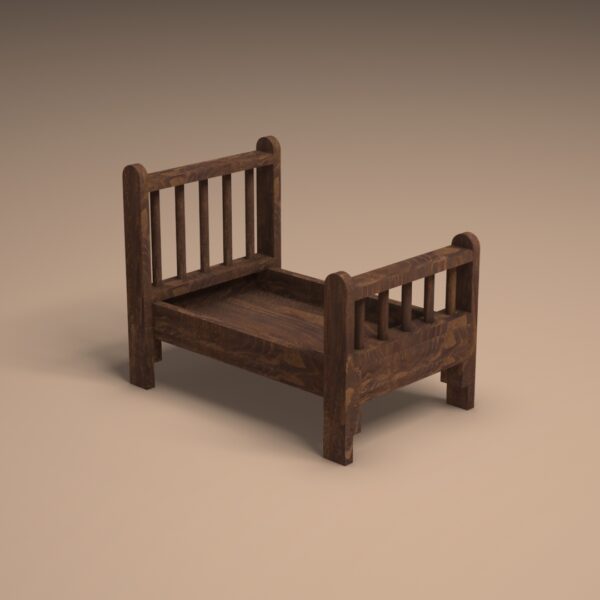 Wooden Bed Prop for Baby Photography