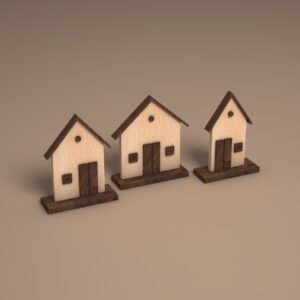 Wooden Houses for baby photography