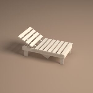 Wooden Beach Bed Photography Prop