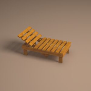 Wooden Beach Bed Photography Prop