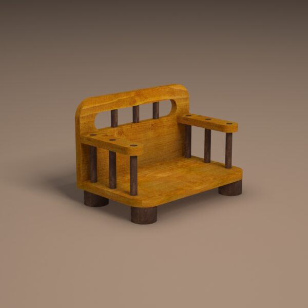 Wooden Low Bench for Baby Photography